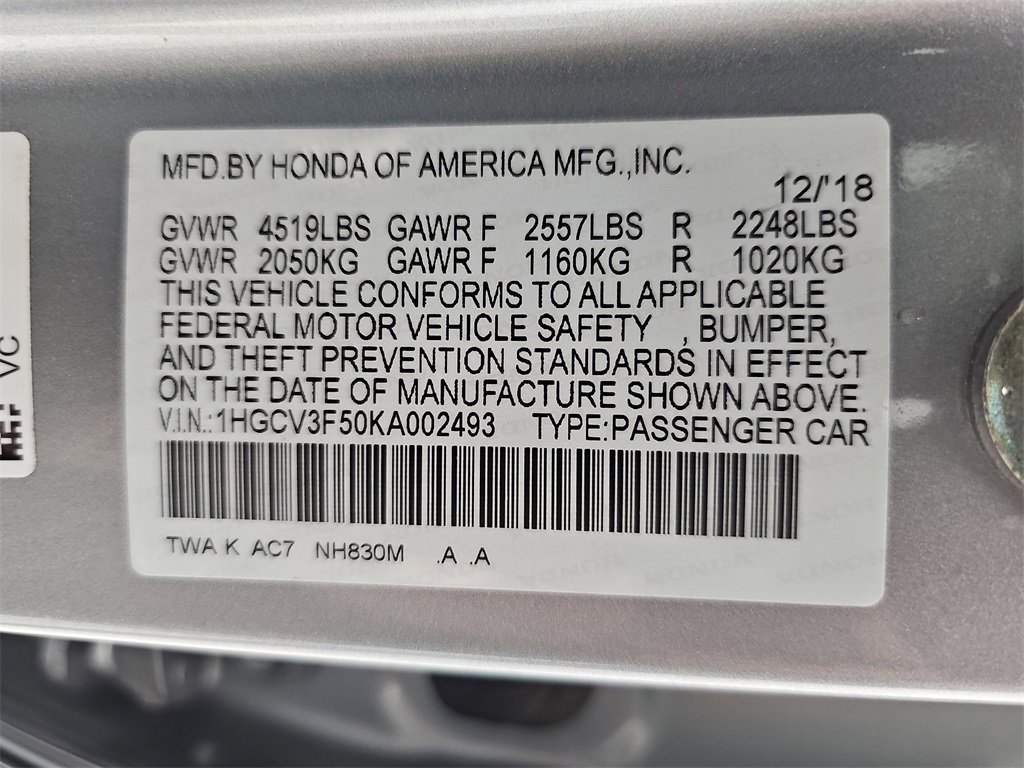 Used 2019 Honda Accord EX-L image 44