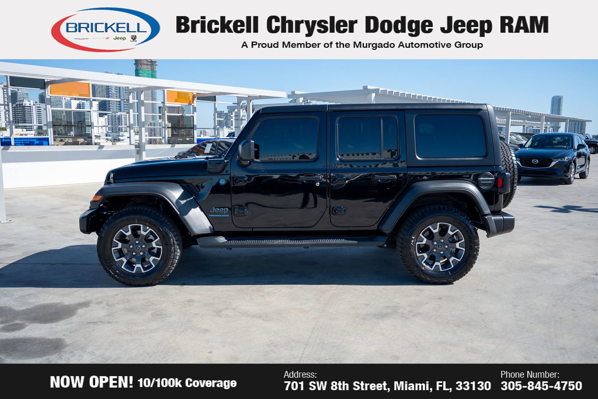 Used 2025 Jeep Wrangler Unlimited Sport S 4xe w/ LED Headlamp & Fog Lamp Group image 8