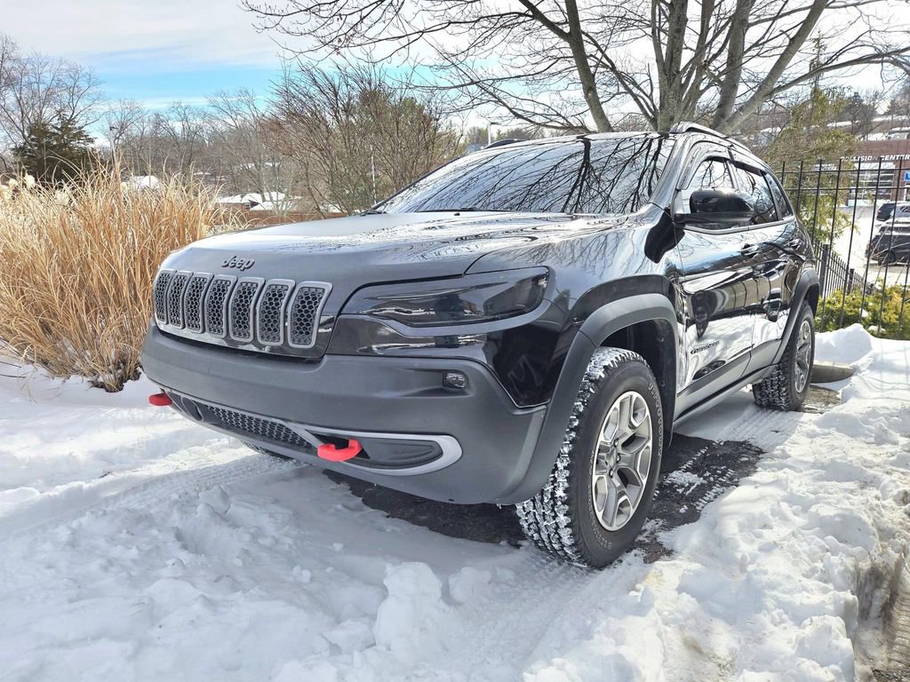 Certified 2022 Jeep Cherokee Trailhawk w/ Premium Leather Package image 3