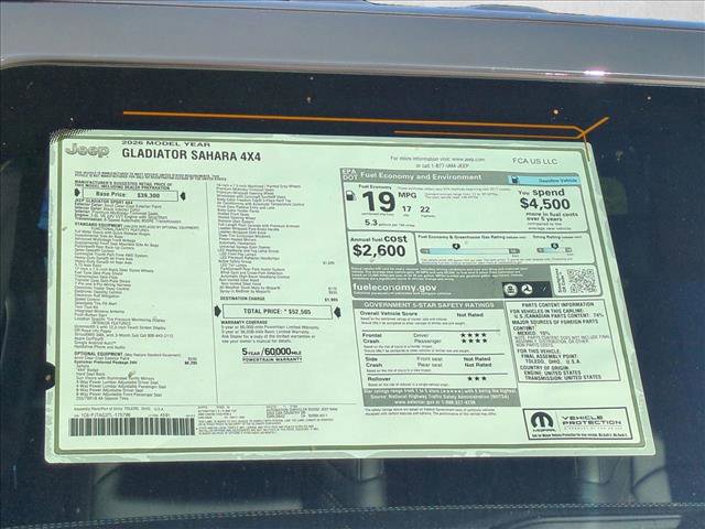 New 2026 Jeep Gladiator Sahara image 19