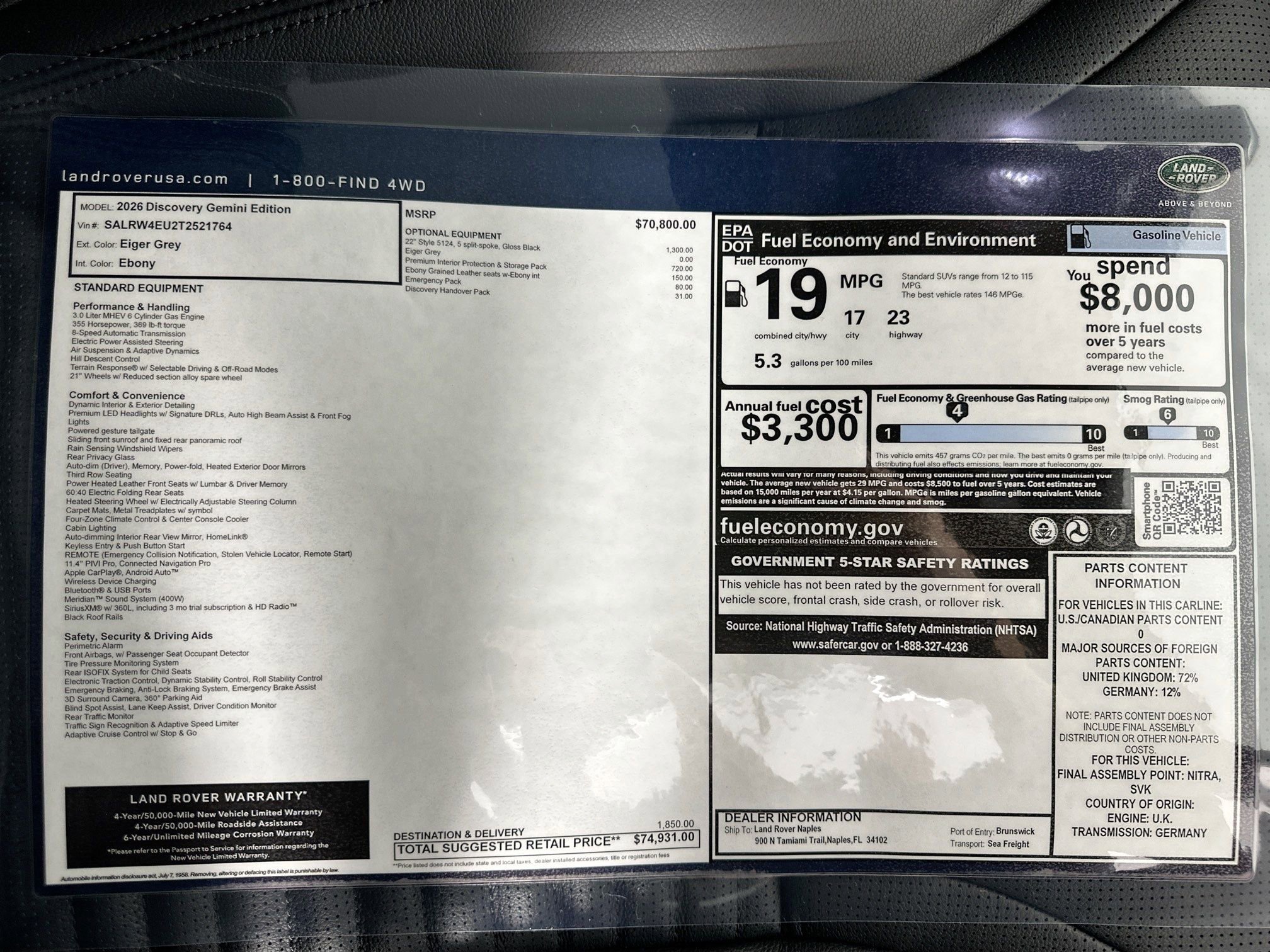 Used 2026 Land Rover Discovery Limited Edition image 29