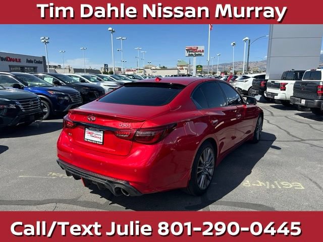 Used 2023 INFINITI Q50 Red Sport 400 w/ Cargo Package AWD/4WD image 11
