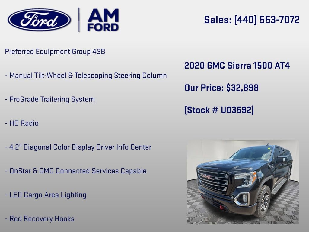 Used 2020 GMC Sierra 1500 AT4 w/ AT4 Premium Package AWD/4WD image 30