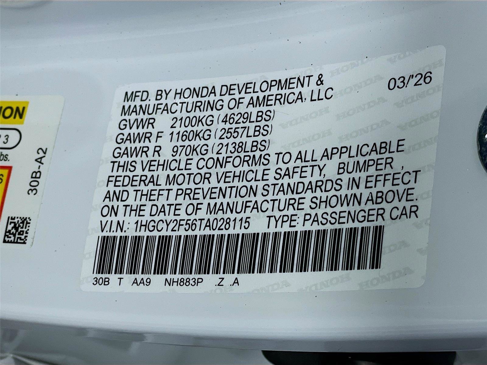 New 2026 Honda Accord Sport image 22