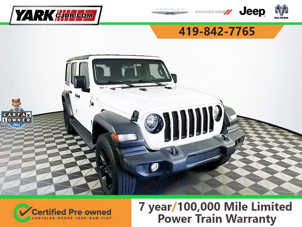 Certified 2021 Jeep Wrangler Unlimited Sport
