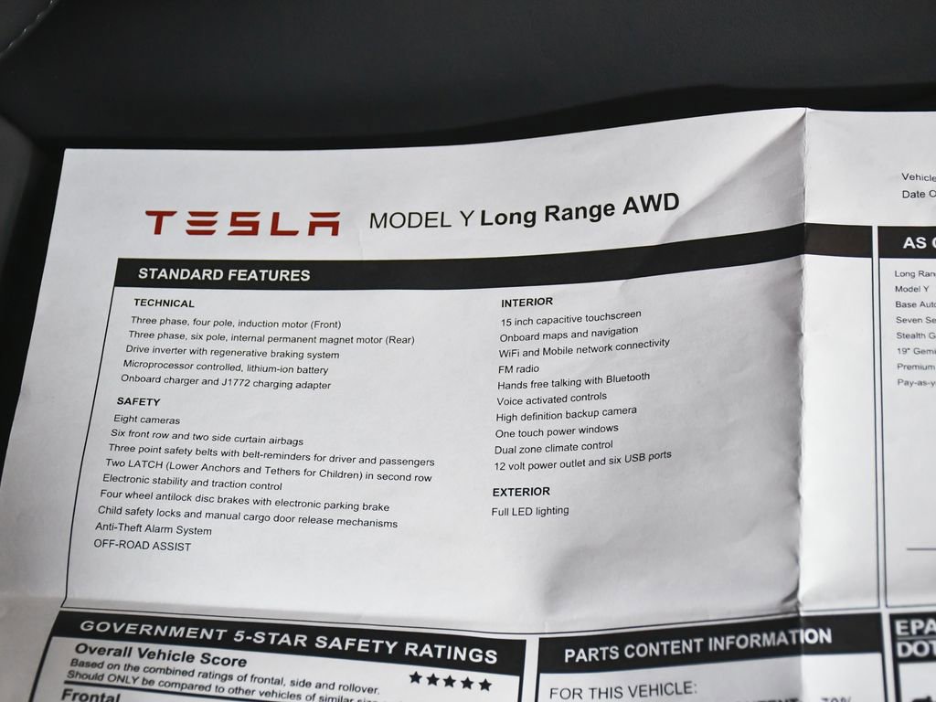 Used 2025 Tesla Model Y Long Range AWD/4WD image 67
