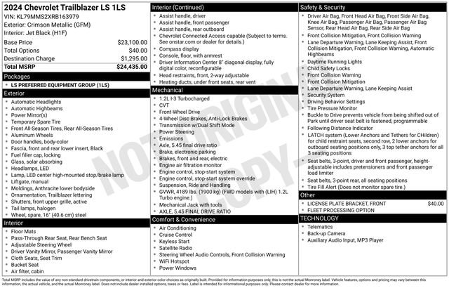Certified 2024 Chevrolet TrailBlazer LS image 5