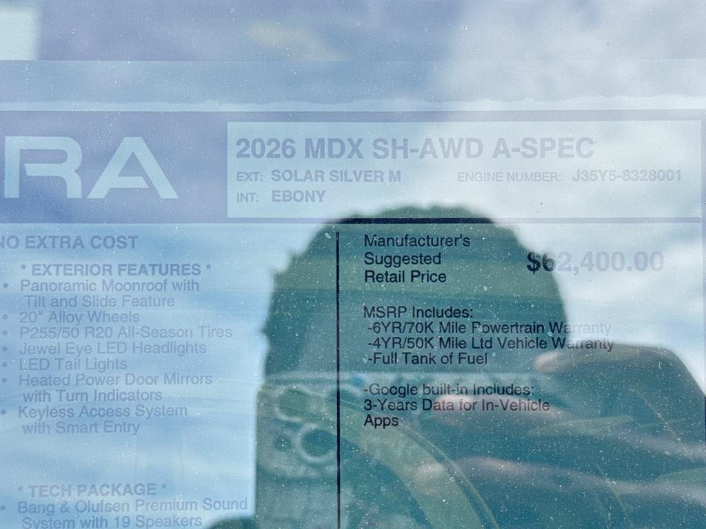New 2026 Acura MDX A-Spec AWD/4WD image 40
