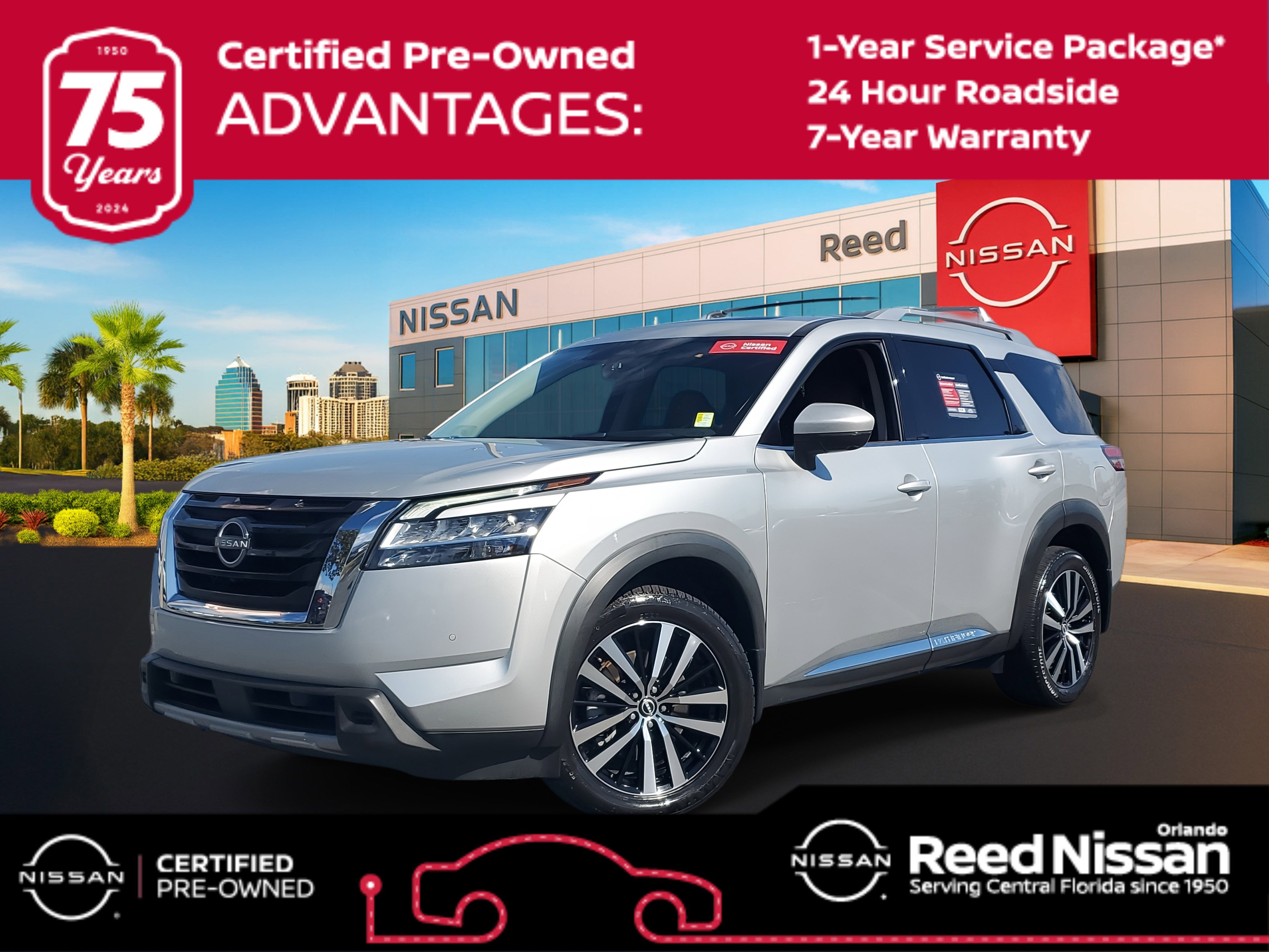 Certified 2023 Nissan Pathfinder Platinum image 1