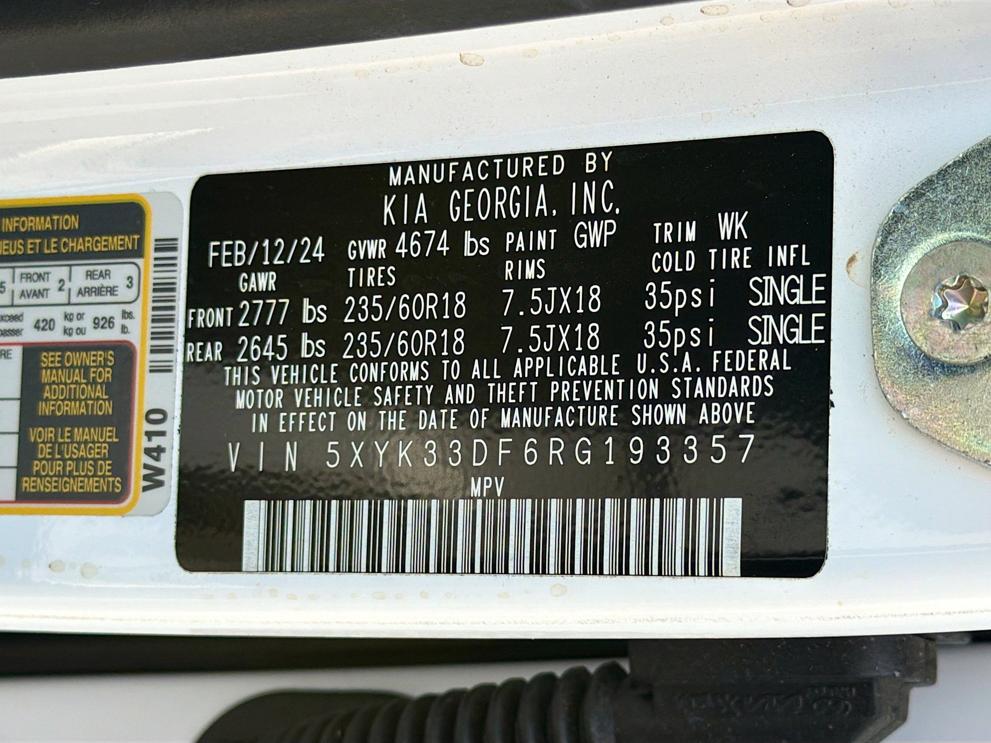 Used 2024 Kia Sportage EX FWD image 43