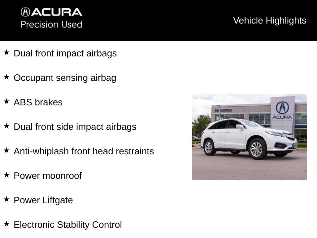Certified 2017 Acura RDX AWD image 13