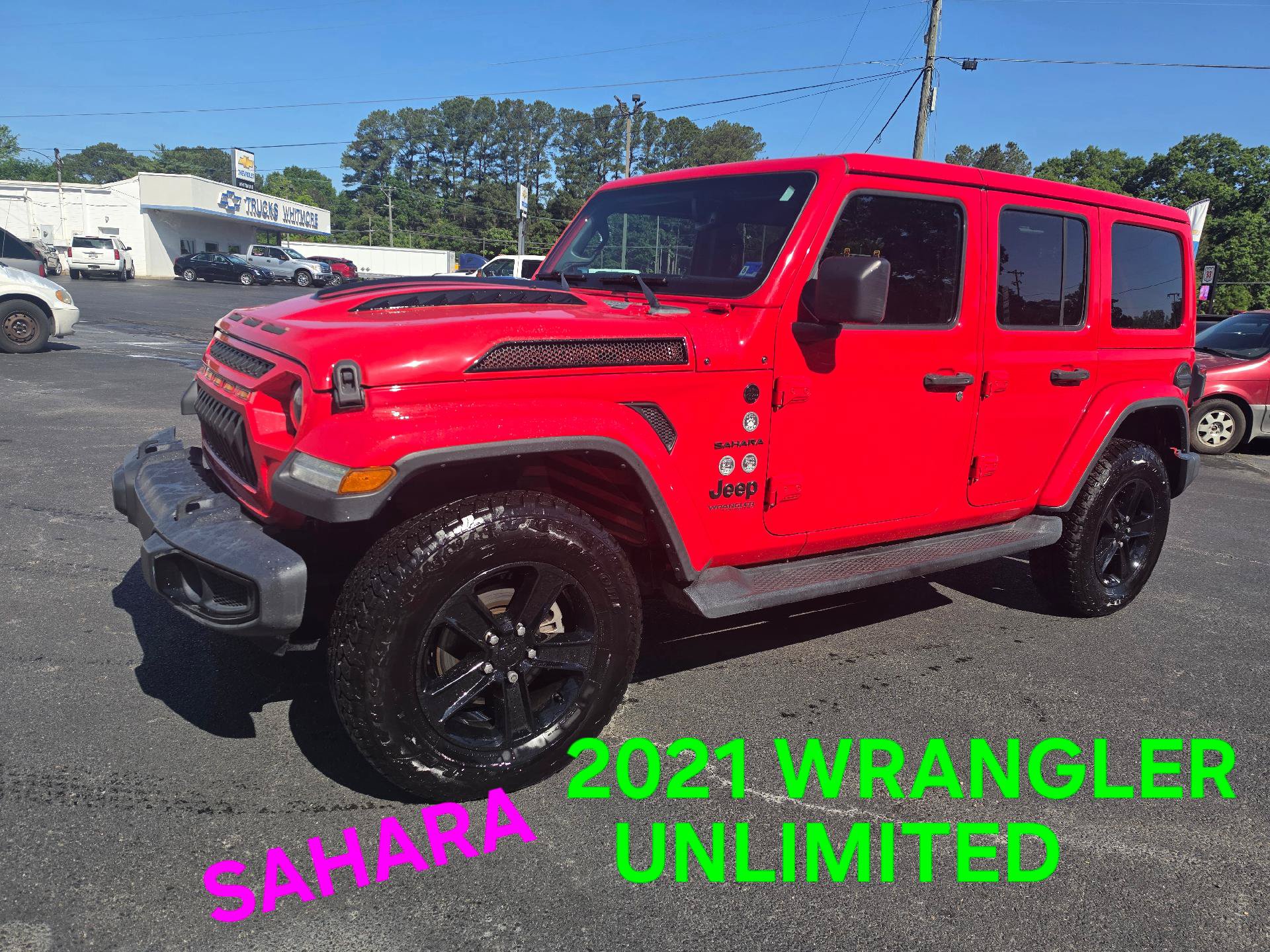Used 2021 Jeep Wrangler Unlimited Sahara
