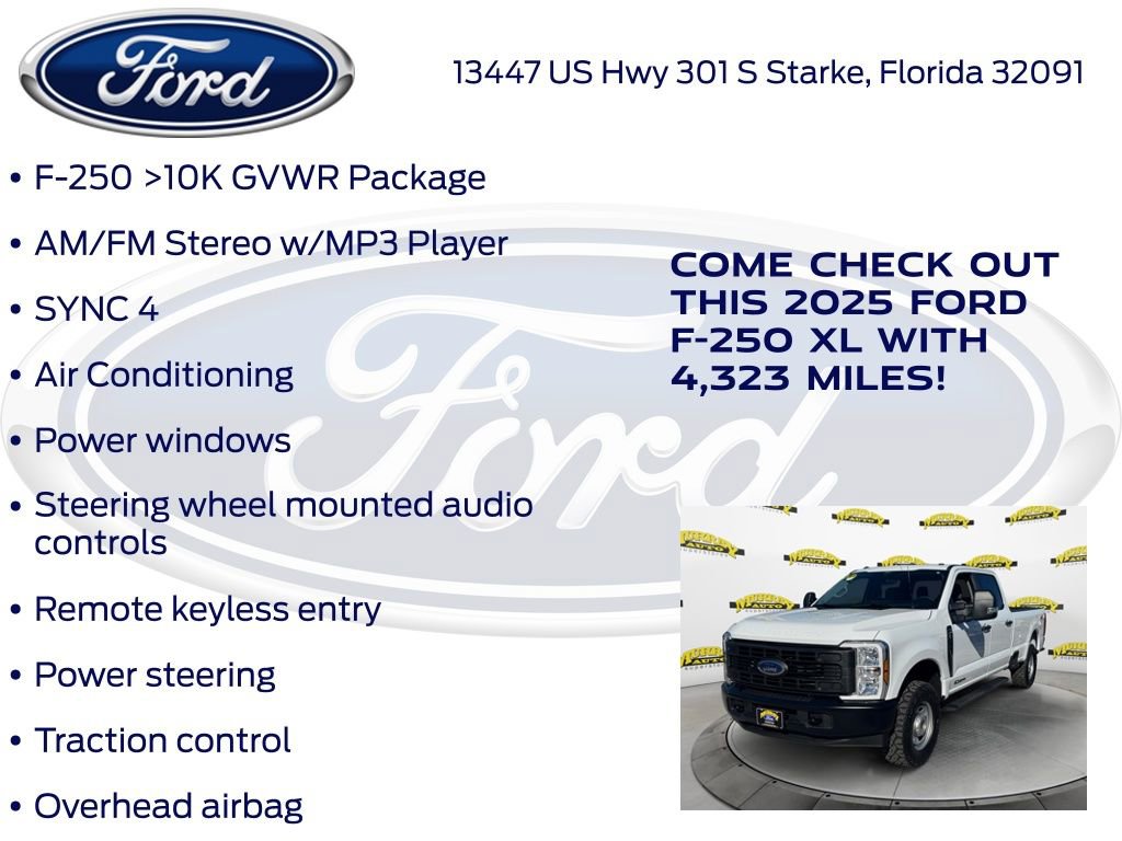 New 2025 Ford F250 XL w/ XL Off-Road Package image 15