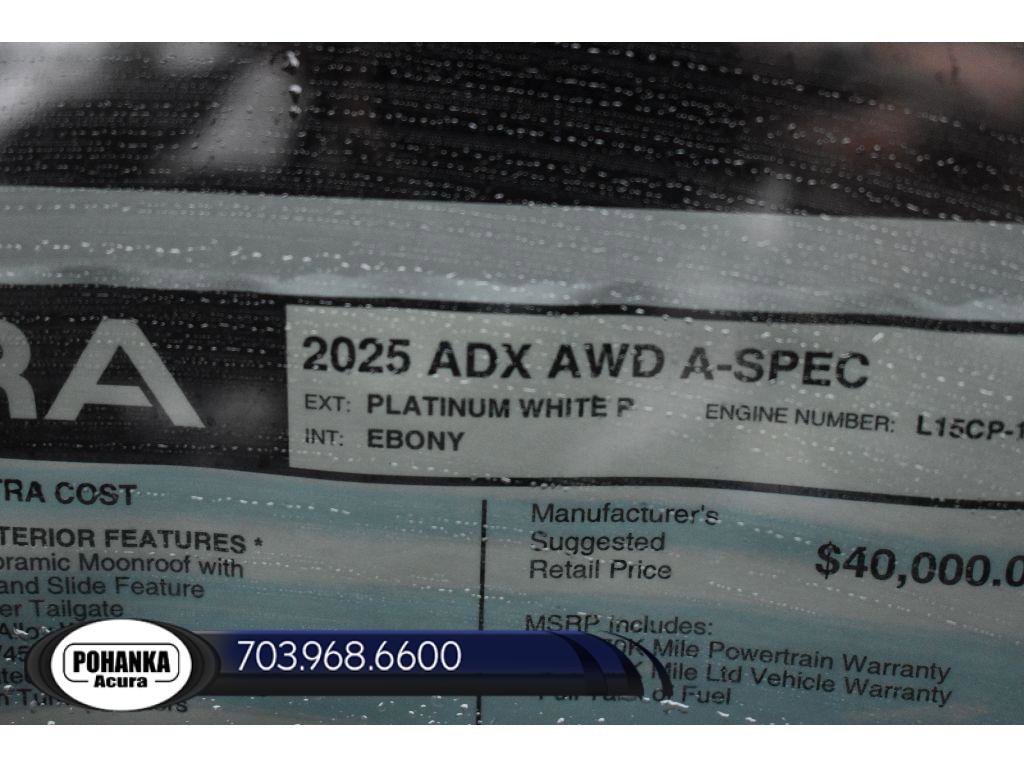 New 2025 Acura ADX A-Spec image 35