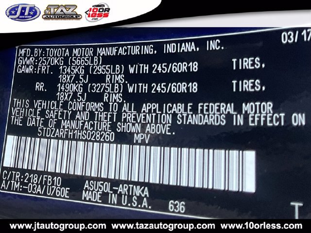 Used 2017 Toyota Highlander LE FWD image 21