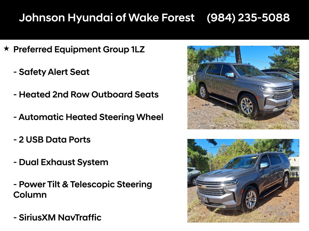 Used 2021 Chevrolet Tahoe Premier w/ Premium Package RWD image 7