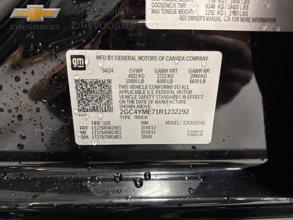 Used 2024 Chevrolet Silverado 2500 Custom w/ Custom Value Package AWD/4WD image 33