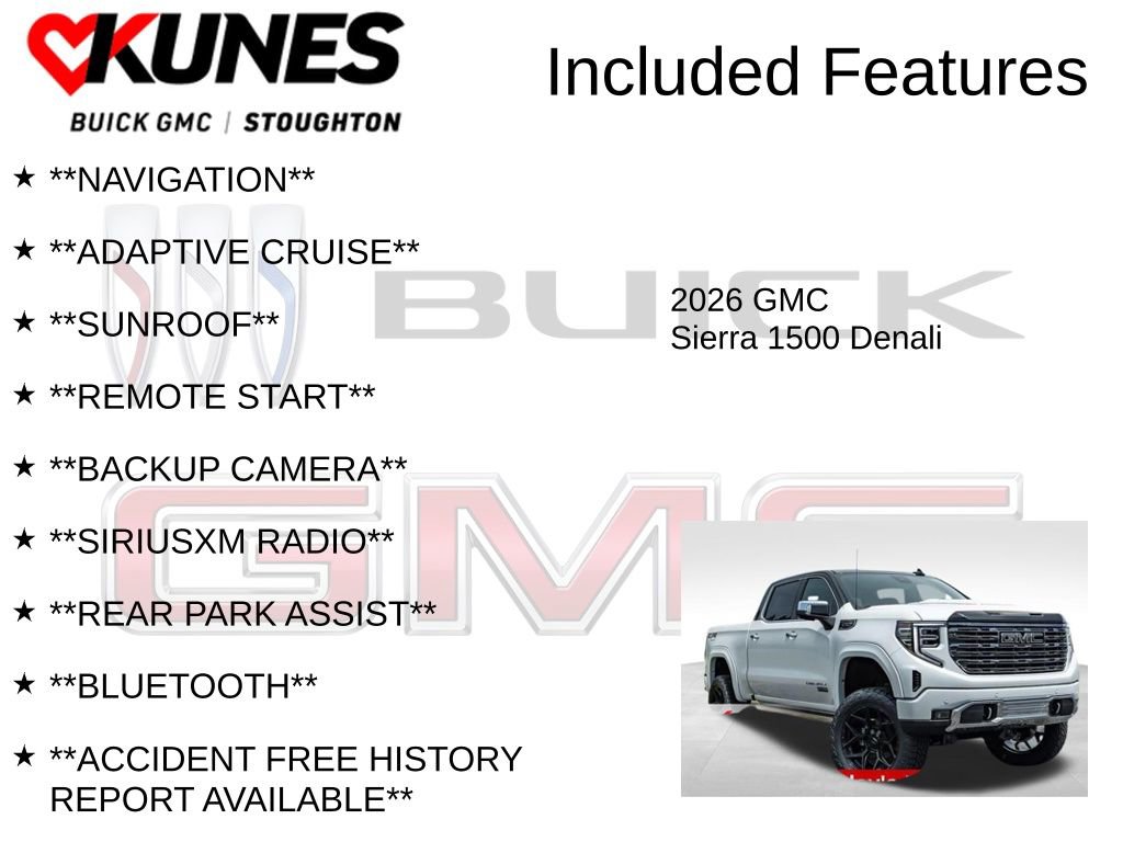 New 2026 GMC Sierra 1500 Denali w/ Technology Package image 2