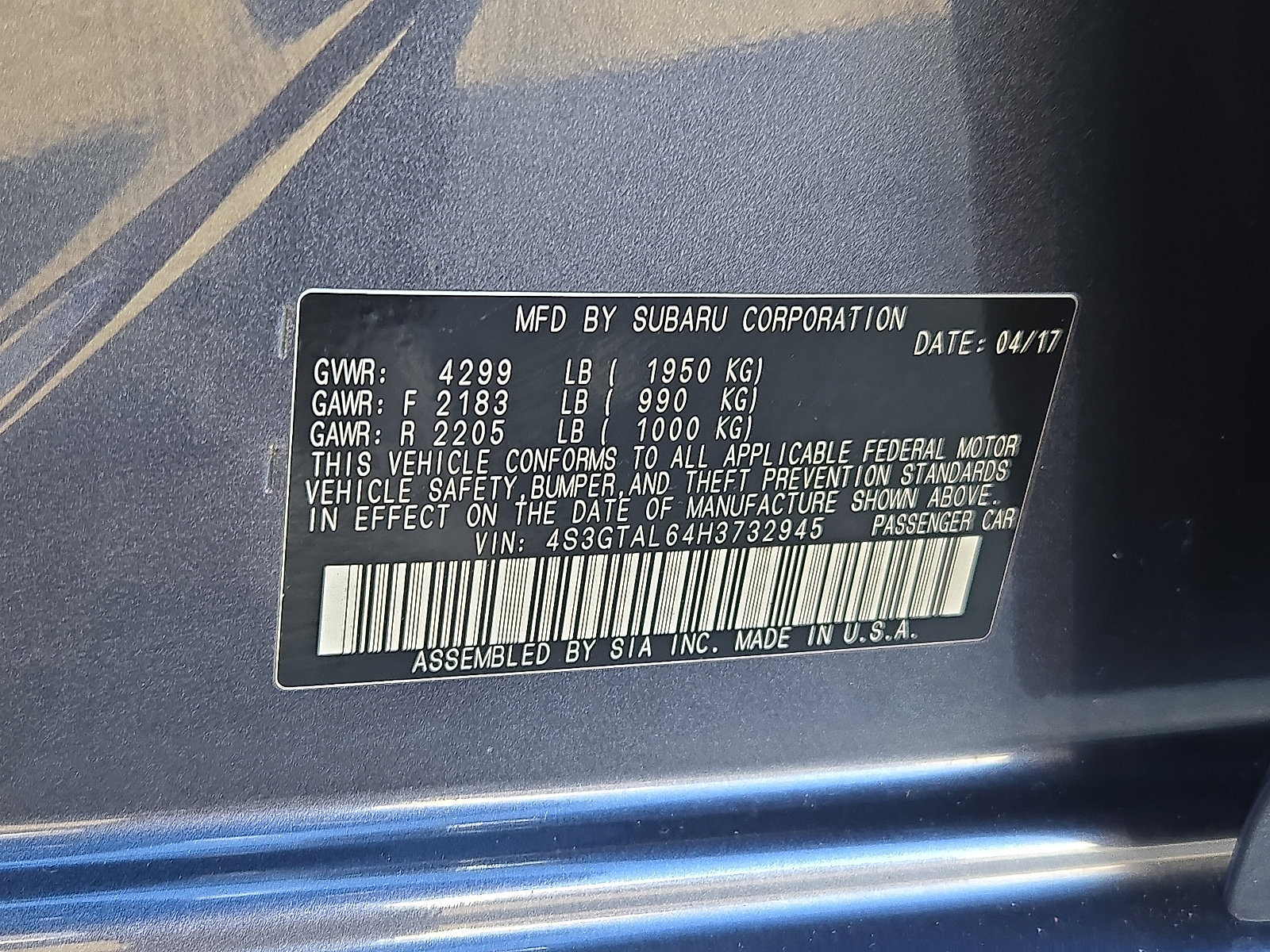 Used 2017 Subaru Impreza 2.0i Sport image 26