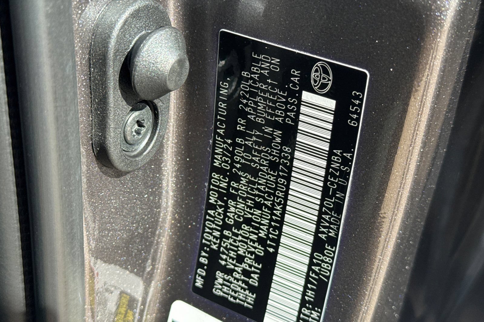 Used 2024 Toyota Camry LE FWD image 34