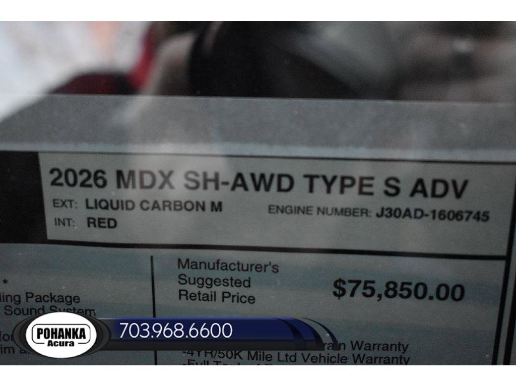 New 2026 Acura MDX Type S image 40