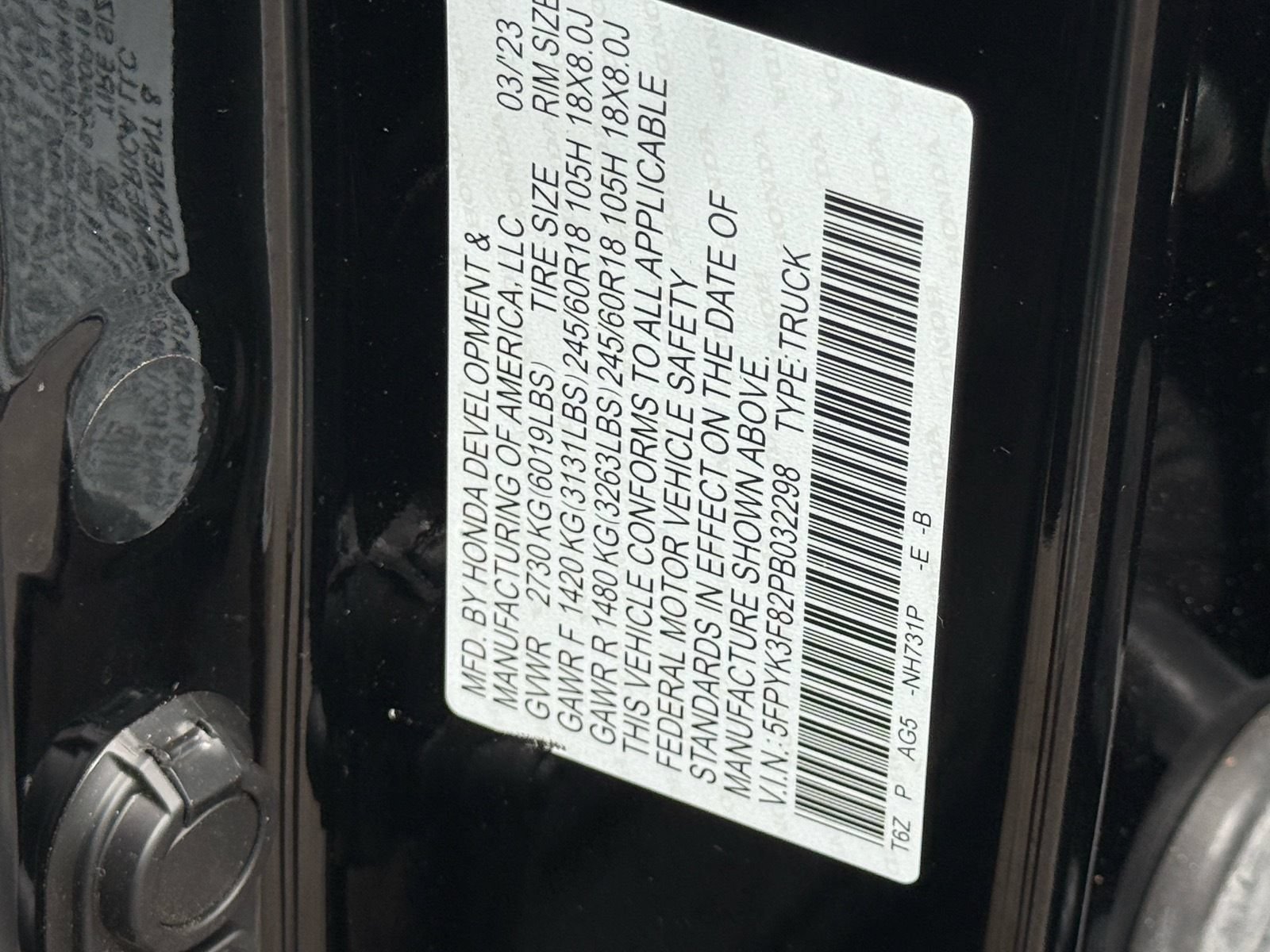 Used 2023 Honda Ridgeline Black Edition image 35