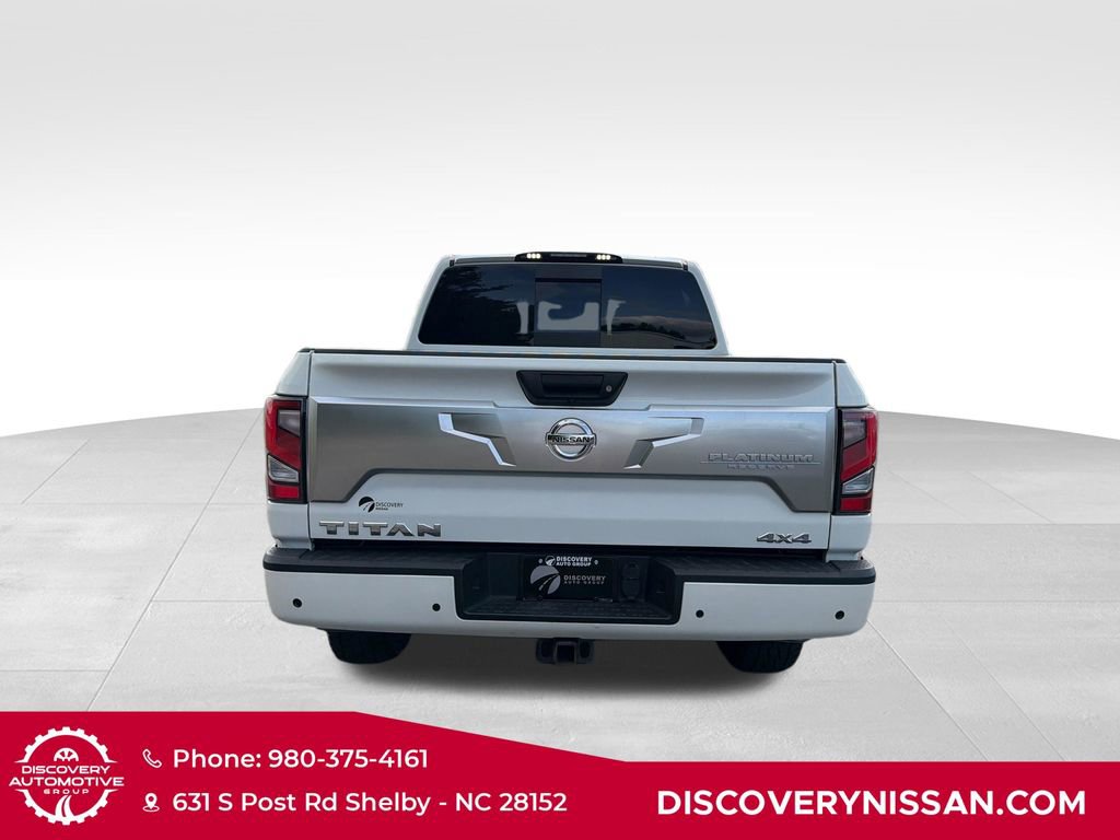 Certified 2021 Nissan Titan Platinum Reserve w/ Off Road Protection Package AWD/4WD image 7