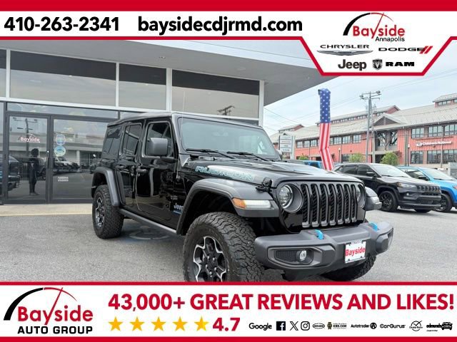 Used 2023 Jeep Wrangler Unlimited Rubicon 4xe w/ Safety Group AWD/4WD image 1
