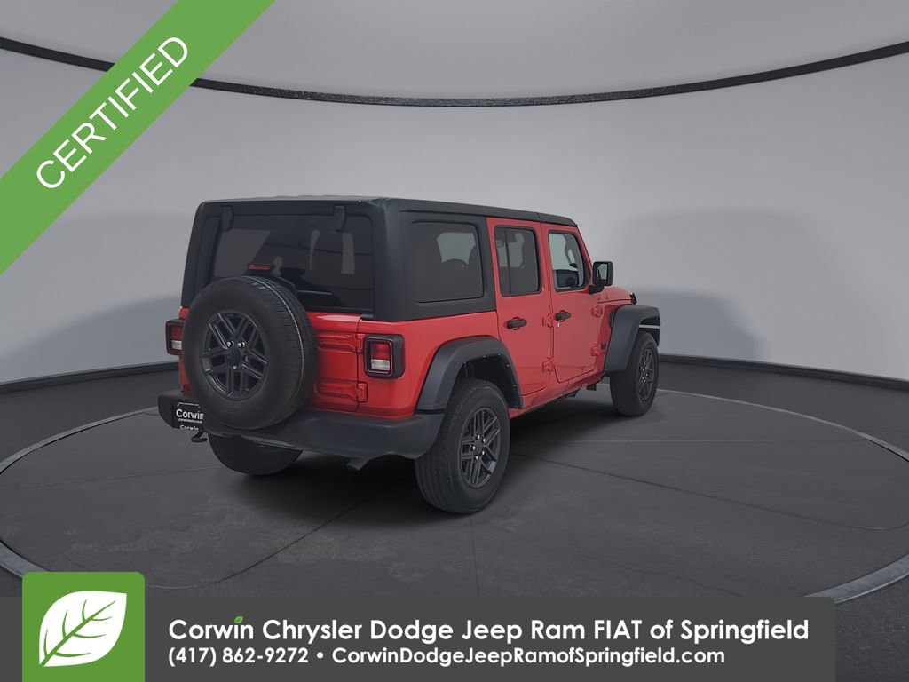 Certified 2024 Jeep Wrangler Sport S image 14