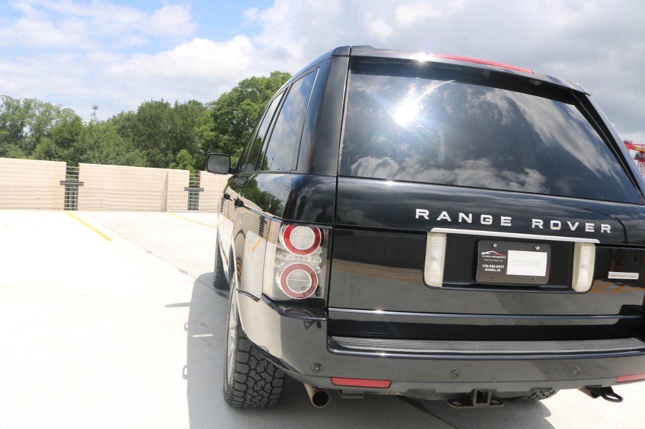 Used 2012 Land Rover Range Rover Supercharged AWD/4WD image 9