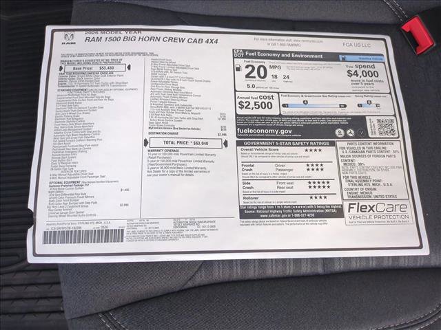 New 2026 RAM 1500 Big Horn AWD/4WD image 18
