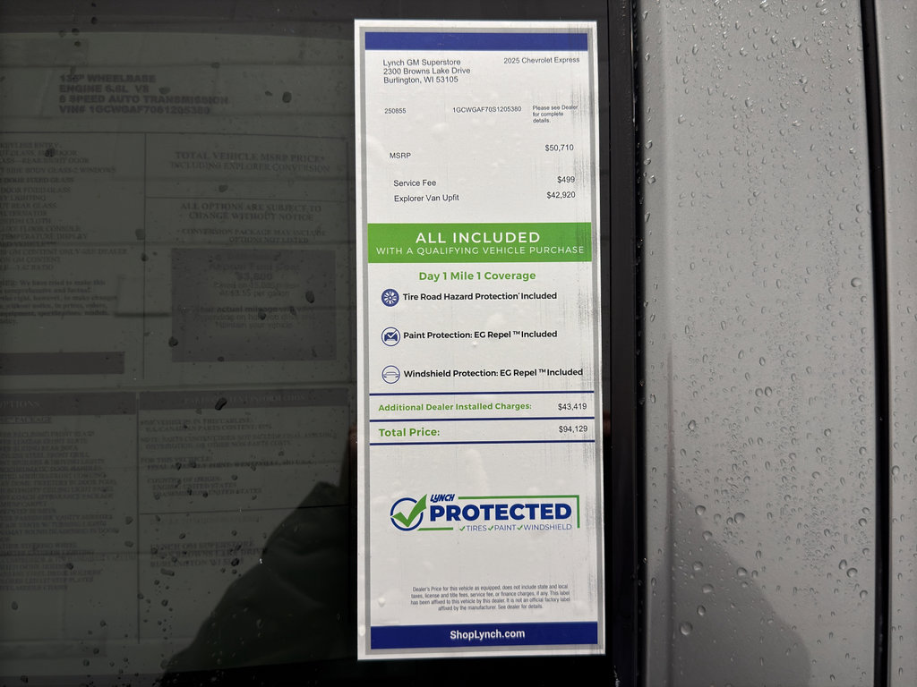 New 2025 Chevrolet Express 2500 w/ Driver Convenience Package image 56