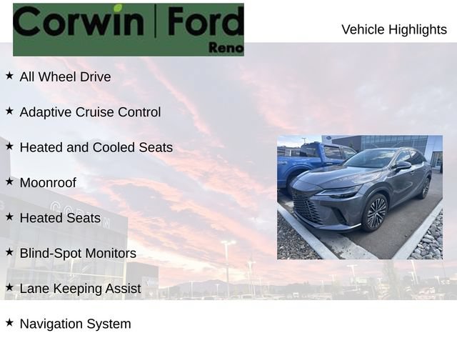 Used 2023 Lexus RX 350 Premium Plus w/ Cold Area Package AWD/4WD image 8