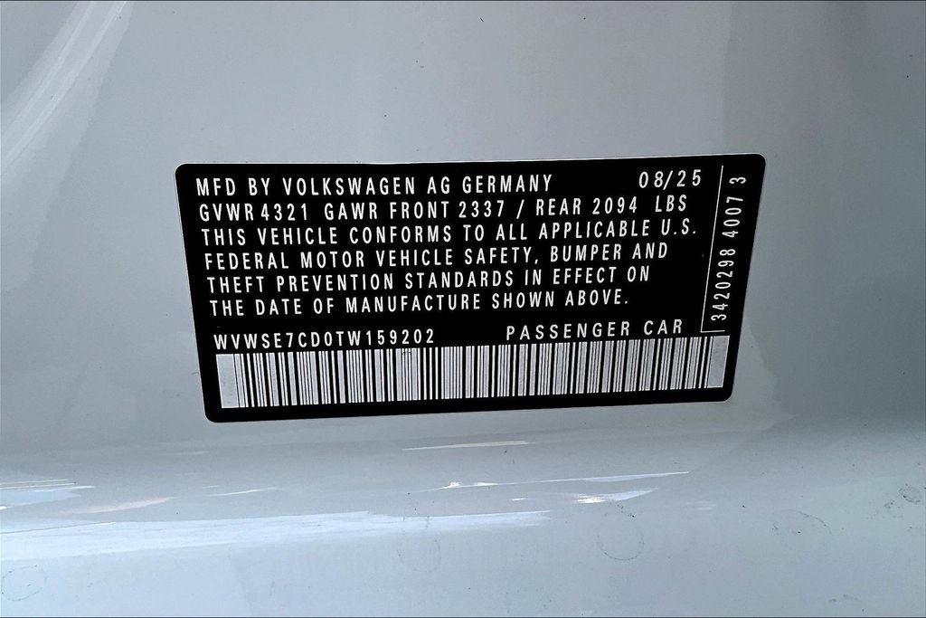 New 2026 Volkswagen GTI SE image 18