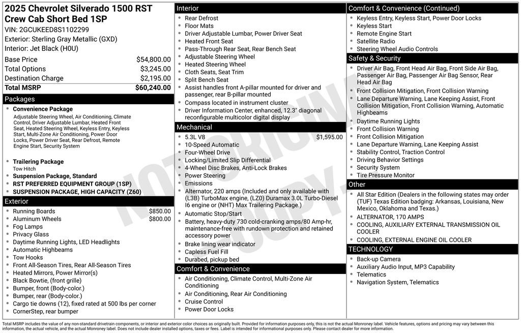 Used 2025 Chevrolet Silverado 1500 RST AWD/4WD image 15