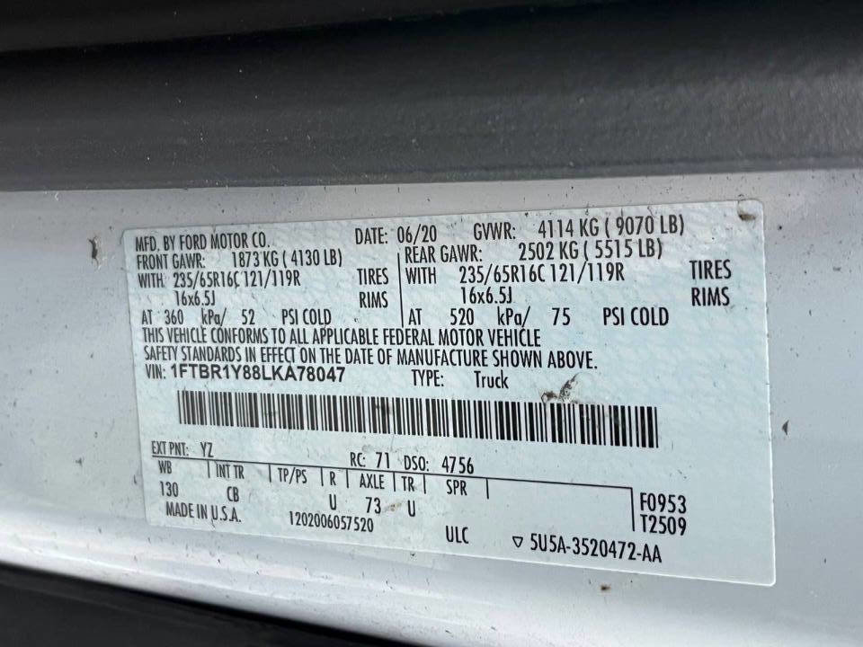 Used 2020 Ford Transit 250 Low Roof w/ Exterior Upgrade Package image 16