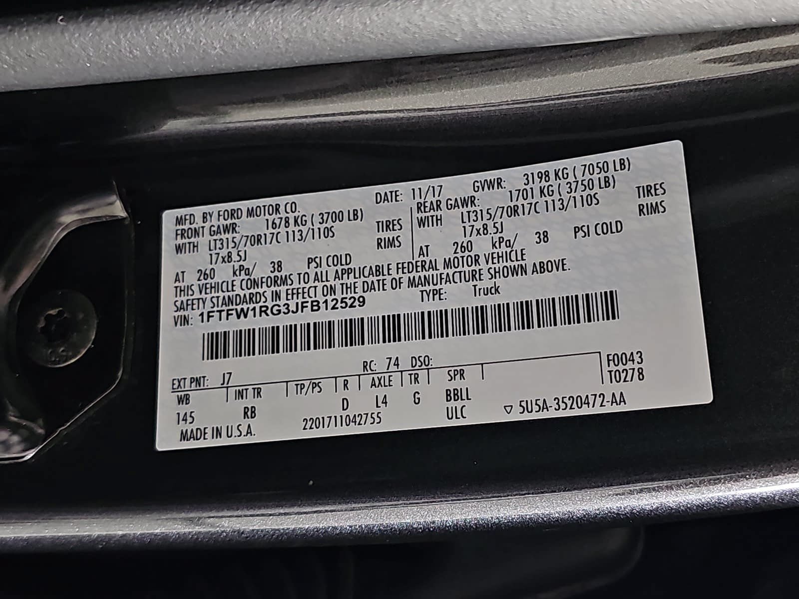 Used 2018 Ford F150 Raptor w/ Equipment Group 802A Luxury AWD/4WD image 30
