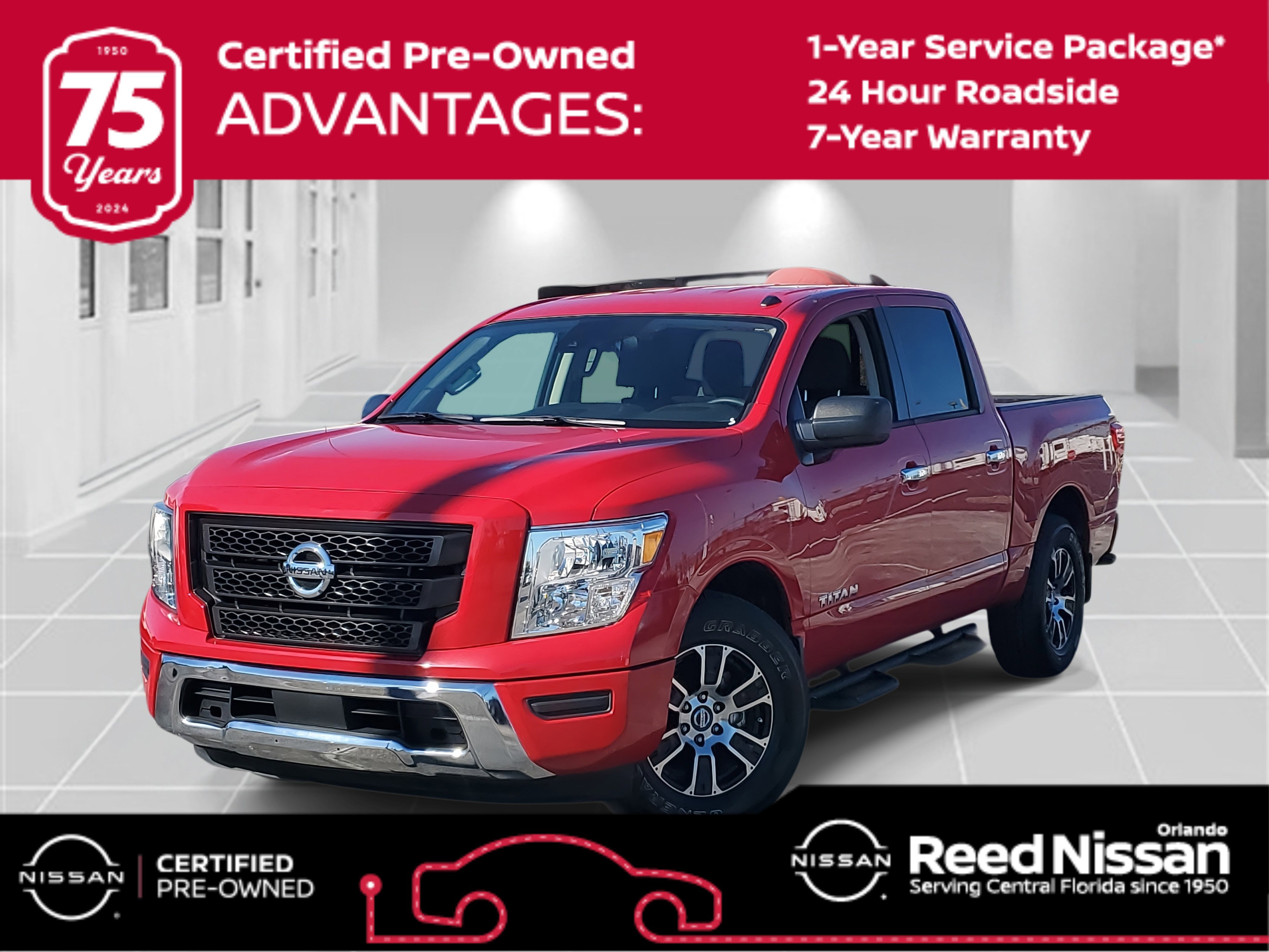 Certified 2021 Nissan Titan SV w/ Accessory Utility Package