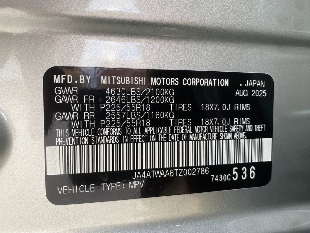 New 2026 Mitsubishi Eclipse Cross SE image 36