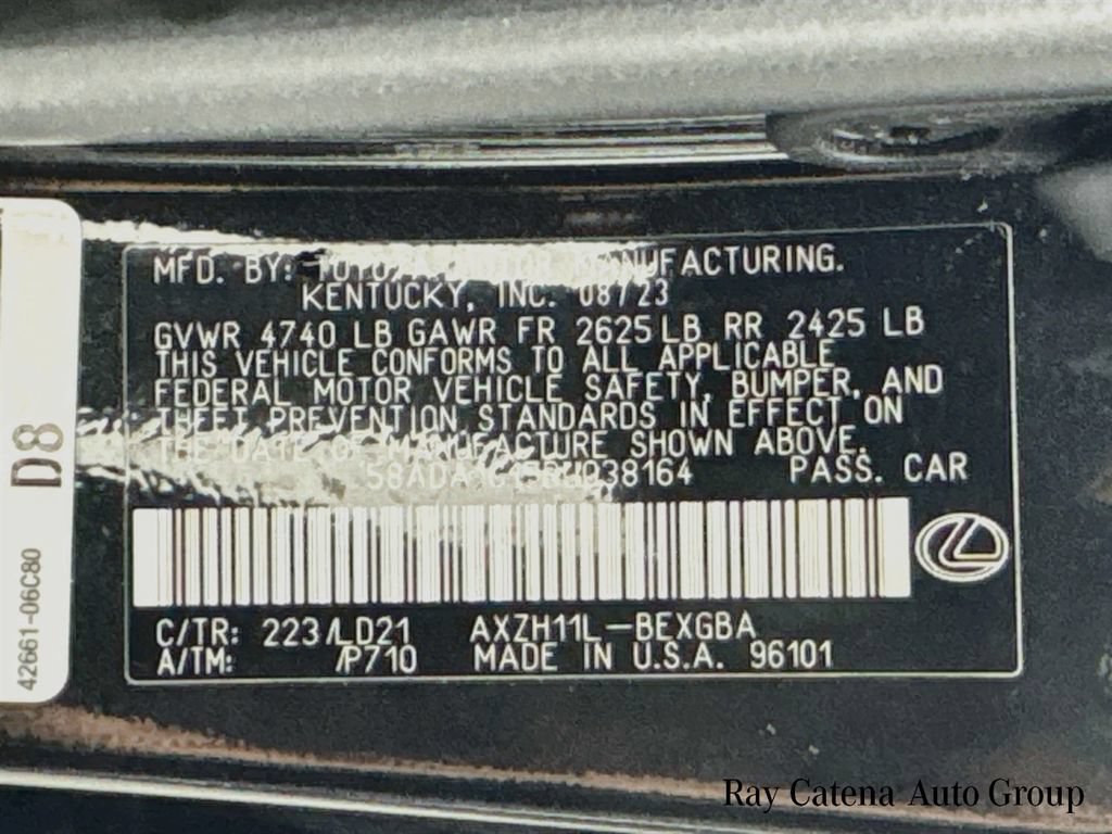 Certified 2024 Lexus ES 300h w/ Premium Package FWD image 35