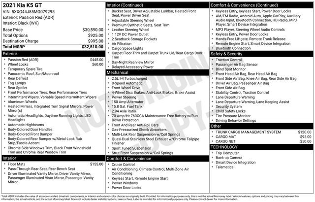 Used 2021 Kia K5 GT image 29