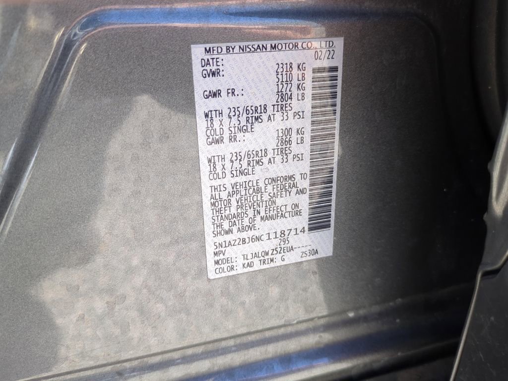 Certified 2022 Nissan Murano SV image 26