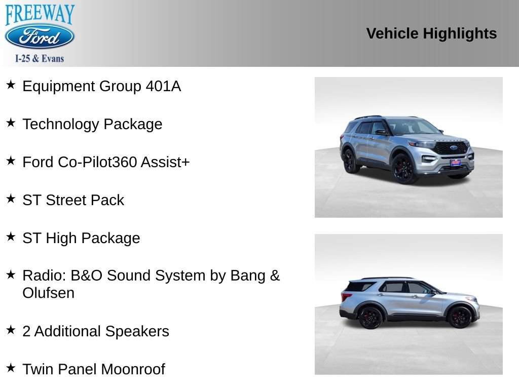 Used 2023 Ford Explorer ST w/ Equipment Group 401A AWD/4WD image 2