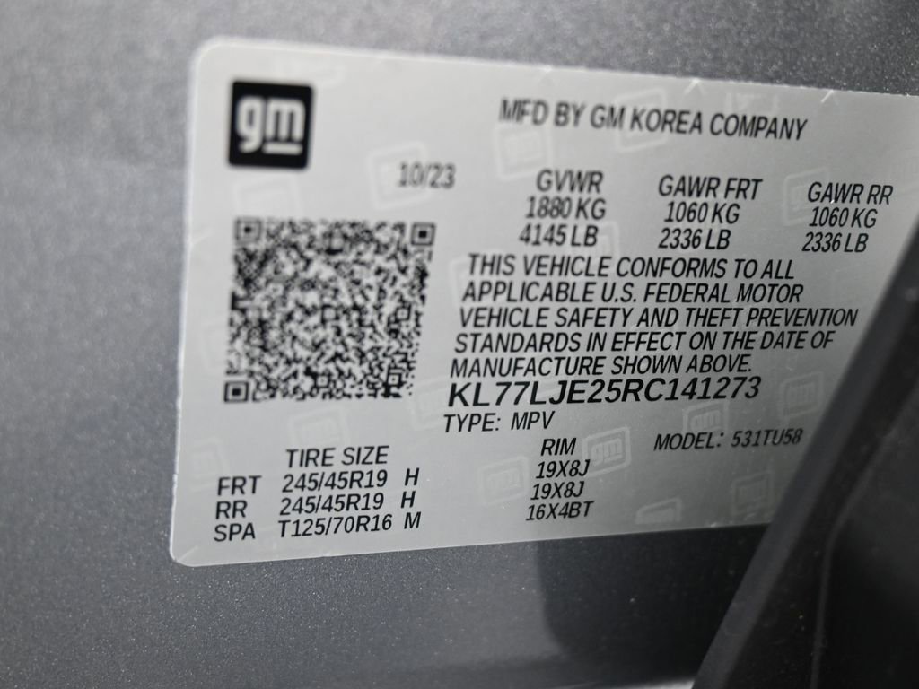 Used 2024 Chevrolet Trax RS w/ Sunroof Package image 28