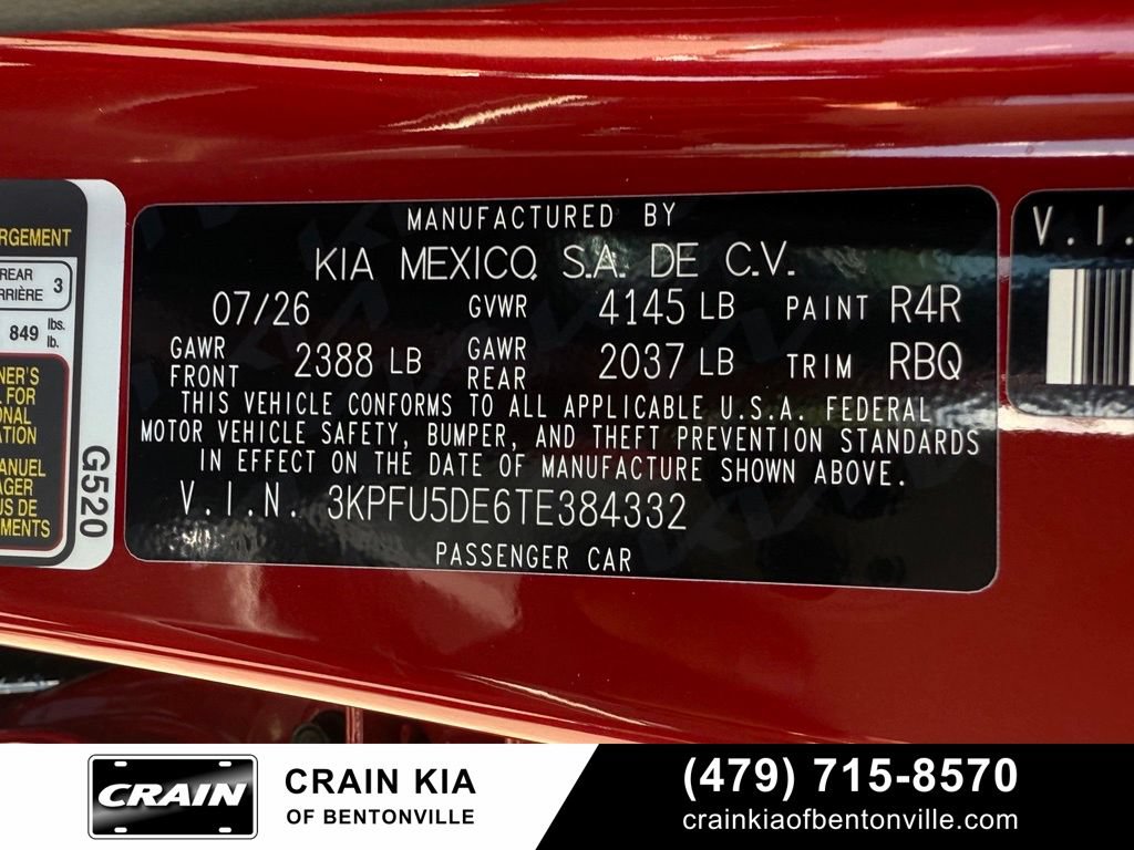 New 2026 Kia K4 EX w/ GT-Line Premium Package FWD image 36