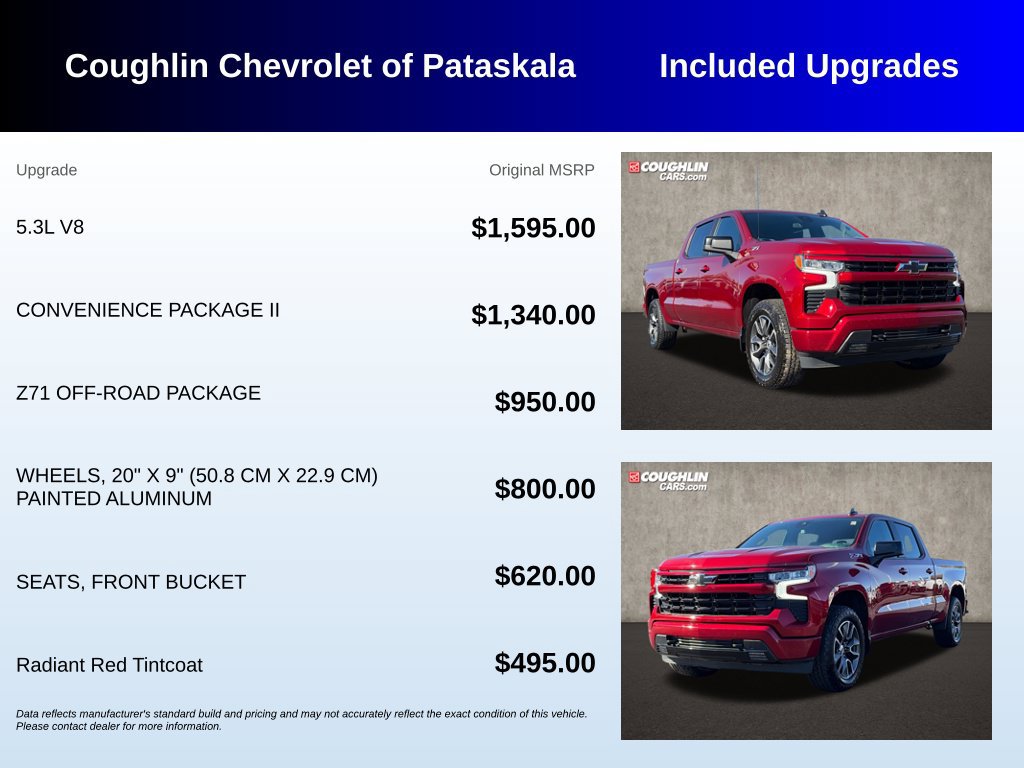 Used 2024 Chevrolet Silverado 1500 RST w/ Convenience Package II AWD/4WD image 3