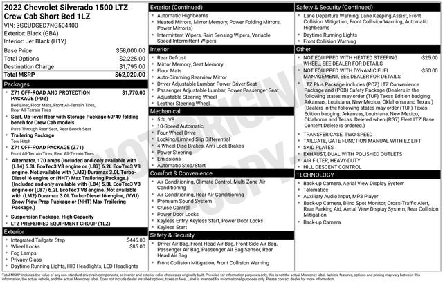 Certified 2022 Chevrolet Silverado 1500 LTZ image 28