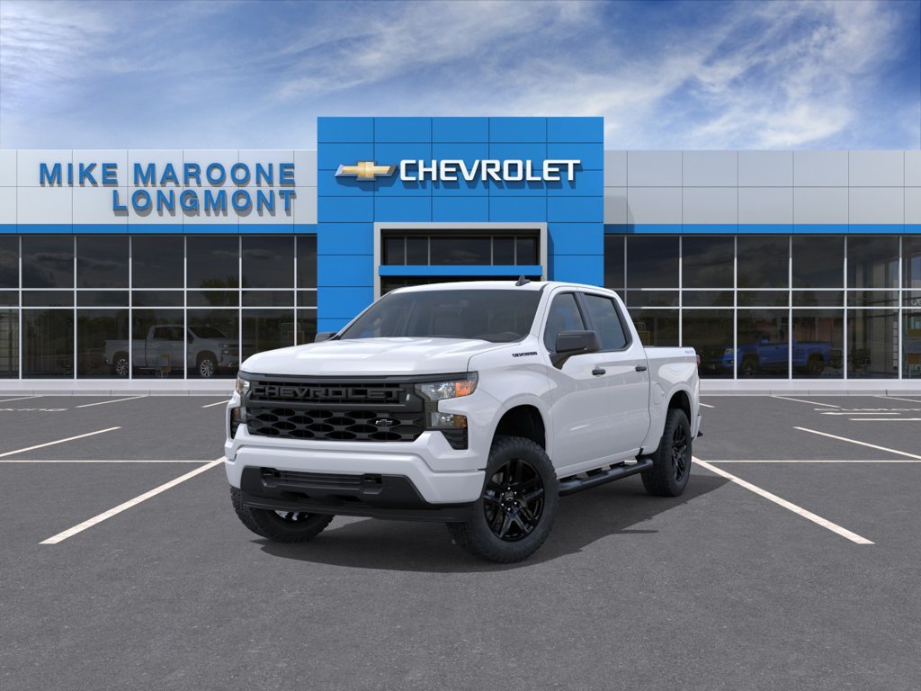 New 2026 Chevrolet Silverado 1500 Custom w/ Turbomax Blackout Package AWD/4WD image 8