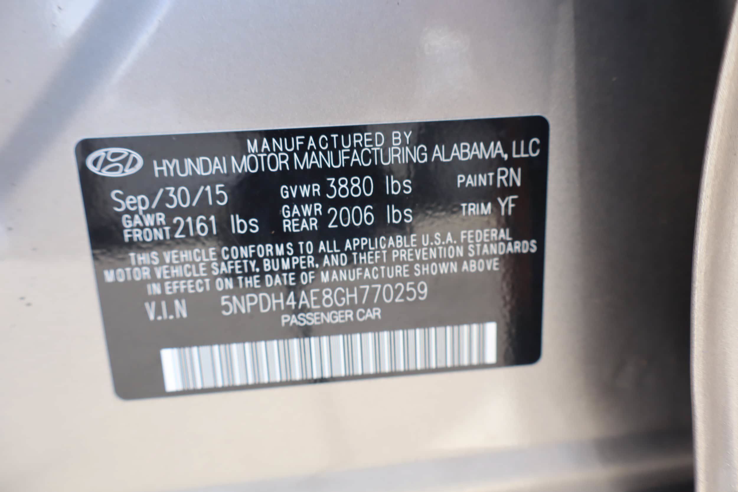 Used 2016 Hyundai Elantra SE FWD image 40