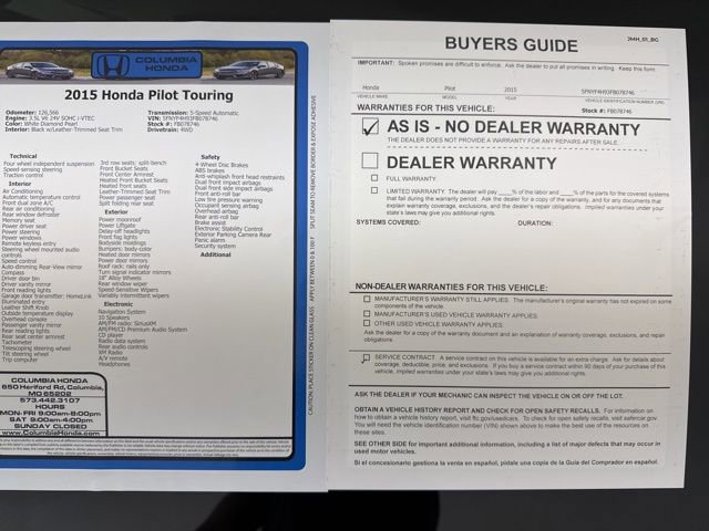 Used 2015 Honda Pilot Touring image 37